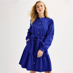 NEW Women’s Draper James Button Front Shirt Dress